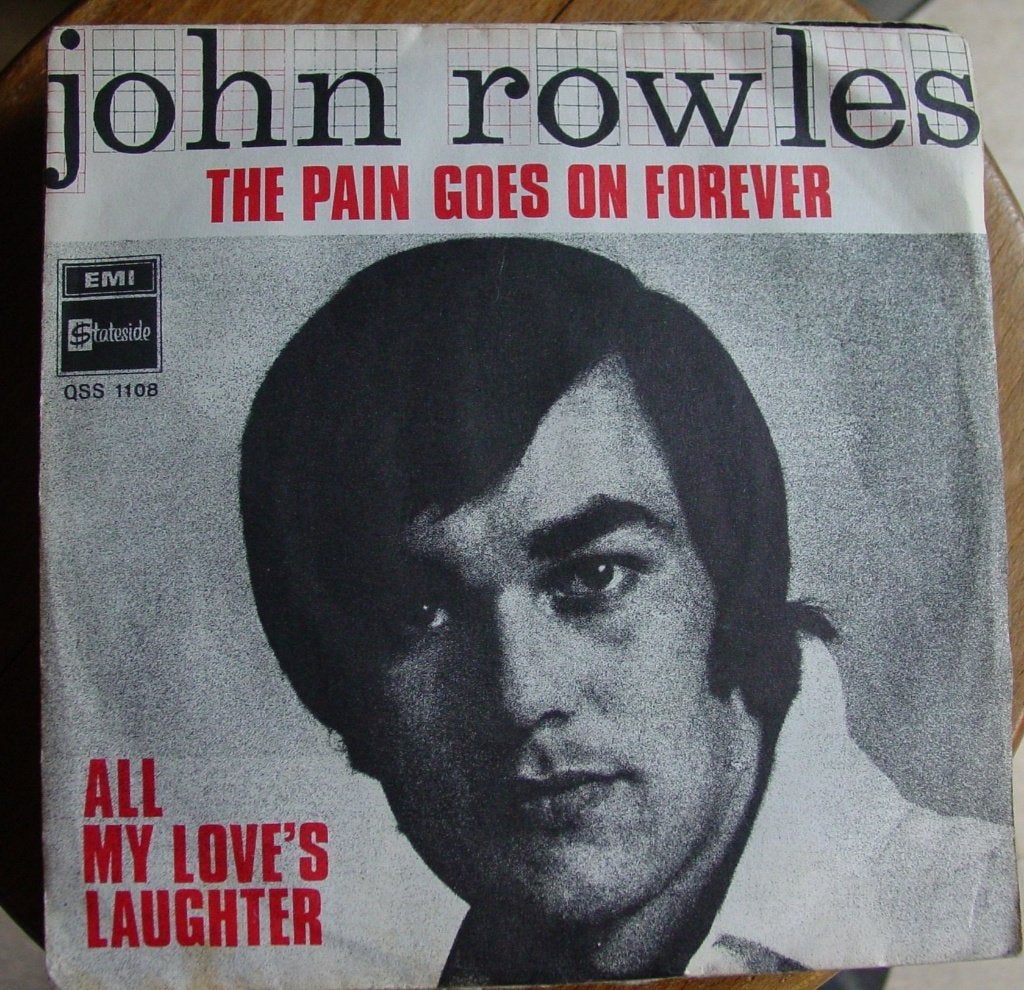 45T 7INCH VINYL SINGLE JOHN ROWLES, Cd's en Dvd's, Ophalen of Verzenden