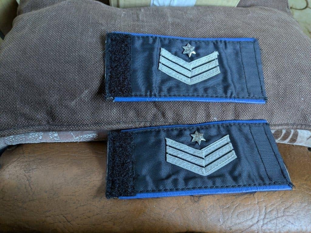 Politie armbanden, Verzamelen, Ophalen of Verzenden, Rijkswacht, Embleem of Badge