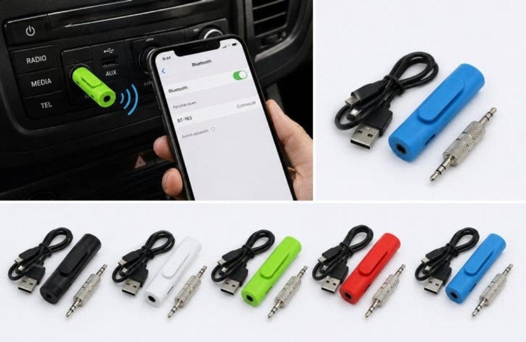 3,5 mm Bluetooth-audio-ontvanger
- Draadloos - Nieuw, Telecommunicatie, Autoladers, Nieuw, Draadloos, Ophalen of Verzenden