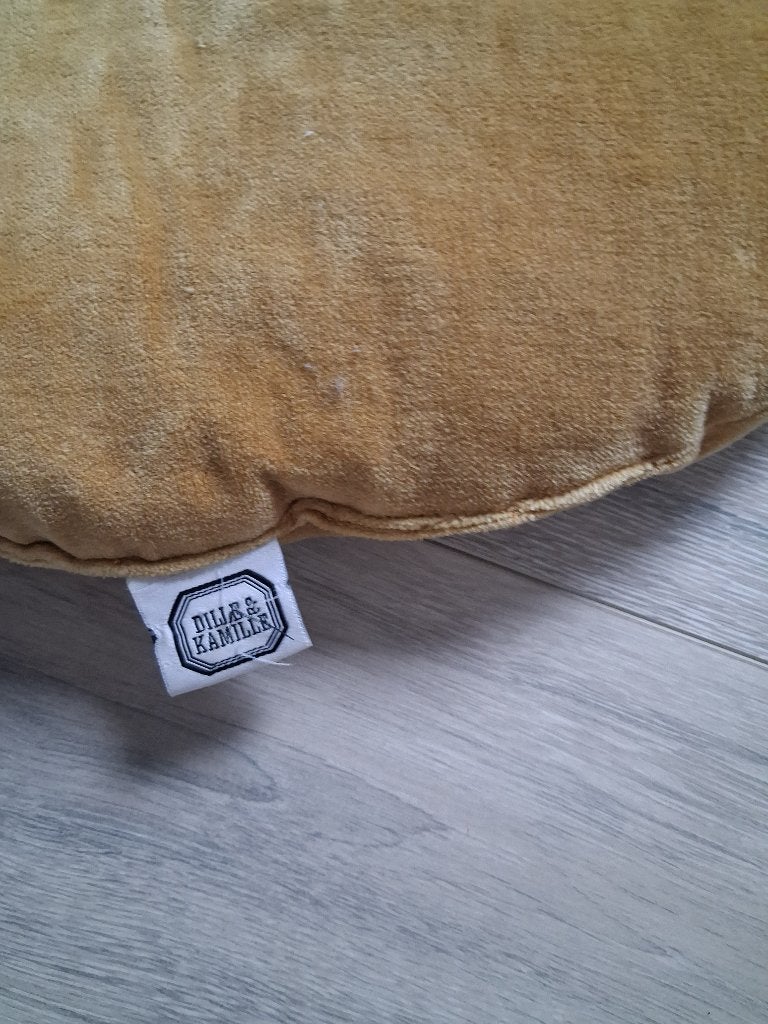 Drie sierkussens van Dille &Kamille, Coussin décoratif, Autres couleurs, Rond, Comme neuf