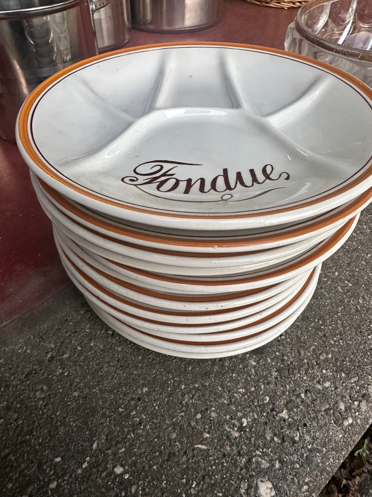 Set borden, Huis en Inrichting, Keuken | Servies, Ophalen of Verzenden, Zo goed als nieuw