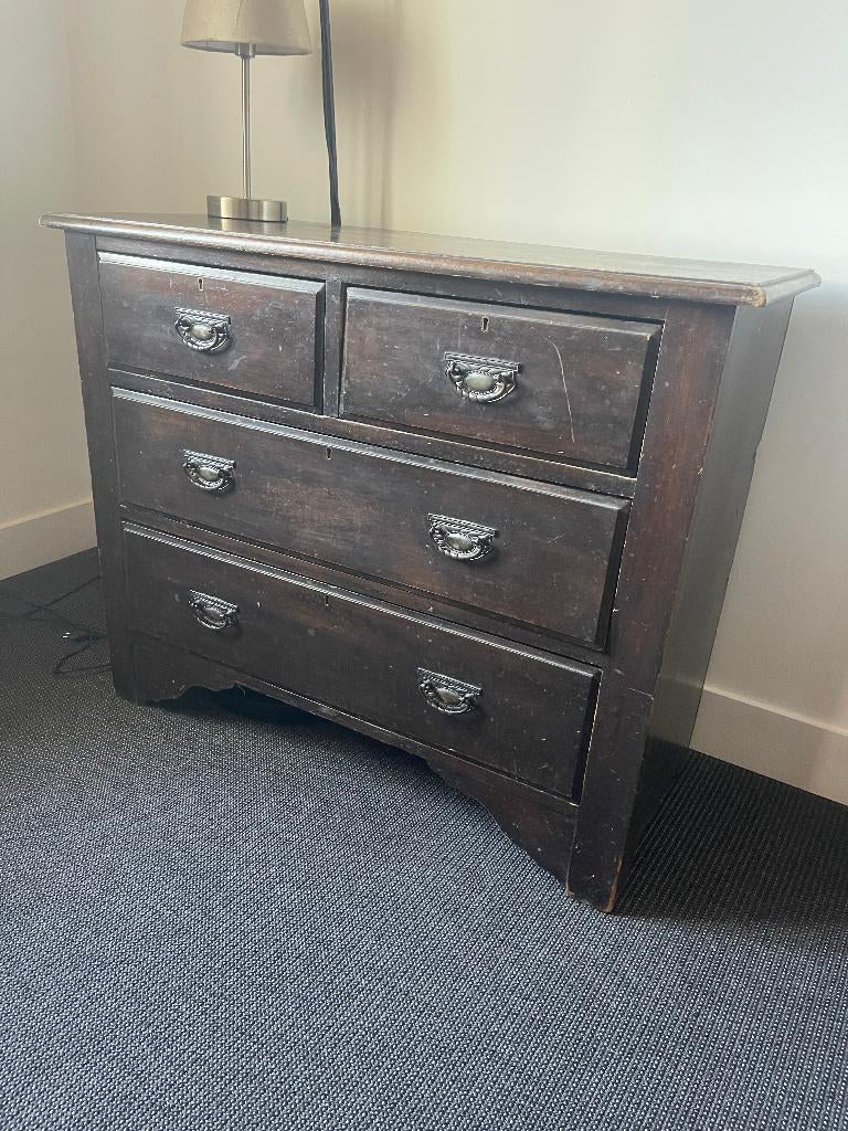 Commode 4 tiroirs, Huis en Inrichting, Kasten | Ladekasten, Gebruikt, Ophalen
