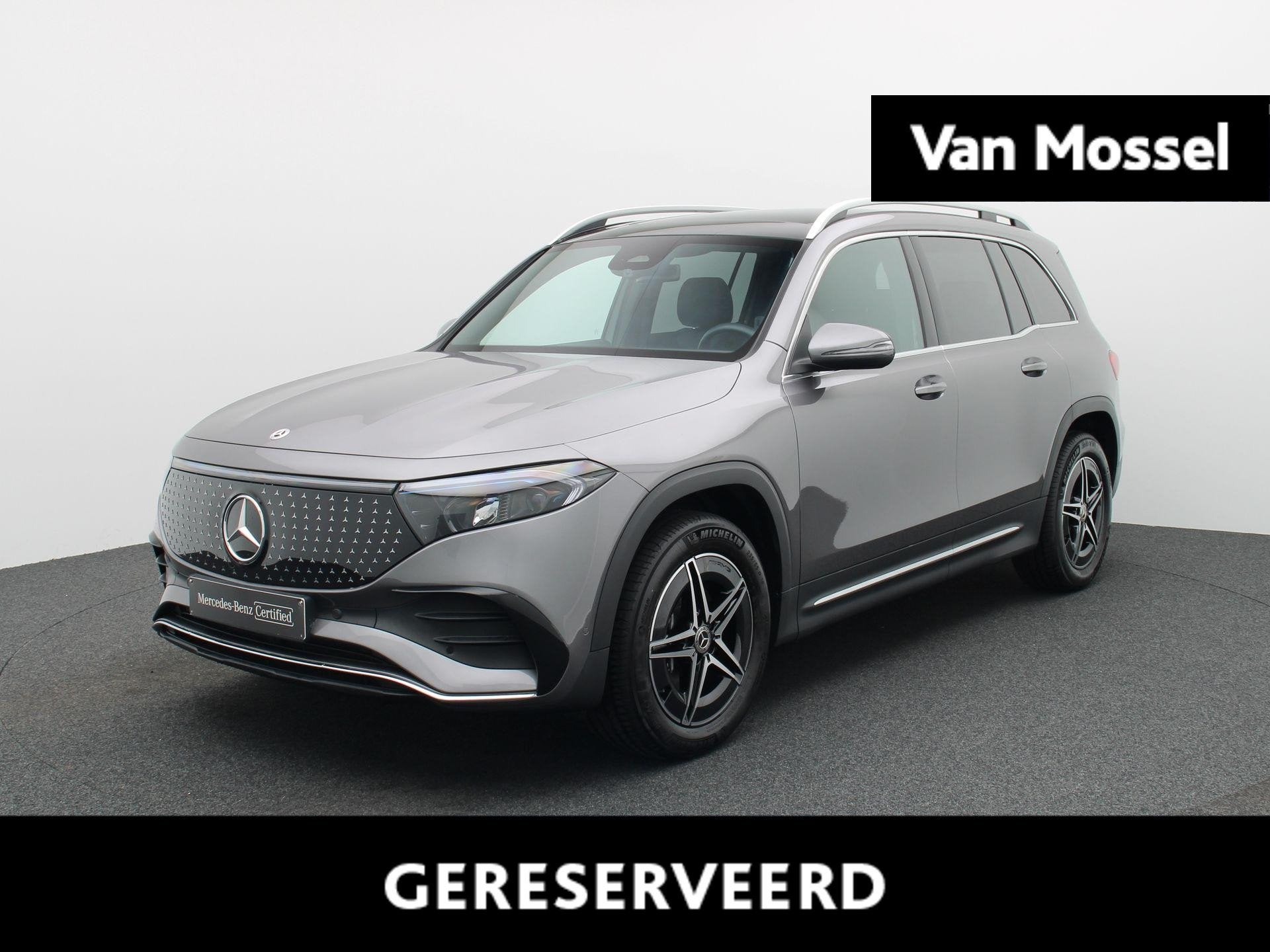 Mercedes-Benz EQB 250+ AMG Line + PANORAMISCH DAK + CARPLAY, Auto's, Mercedes-Benz, Dealer onderhouden, Stof, Gebruikt, 5 zetels