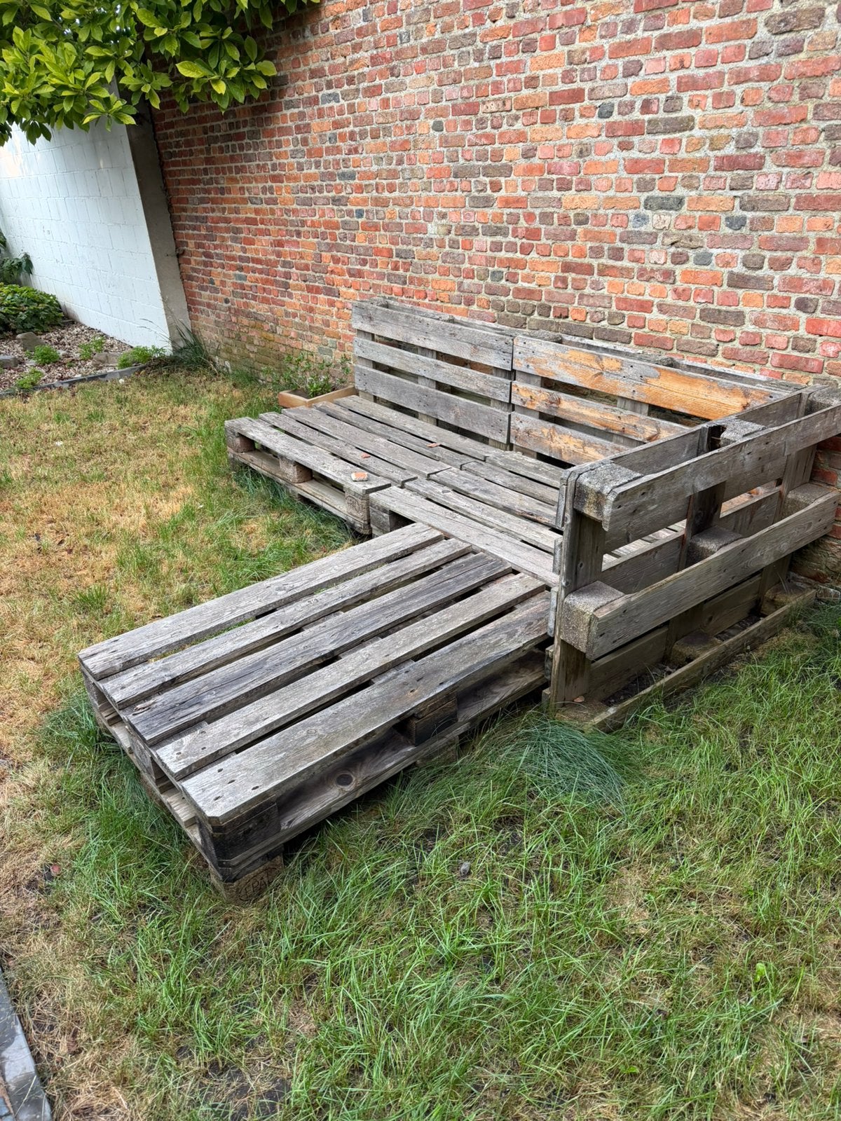 Oude paletten, Jardin & Terrasse, Terrasses, Enlèvement, Utilisé, Bois