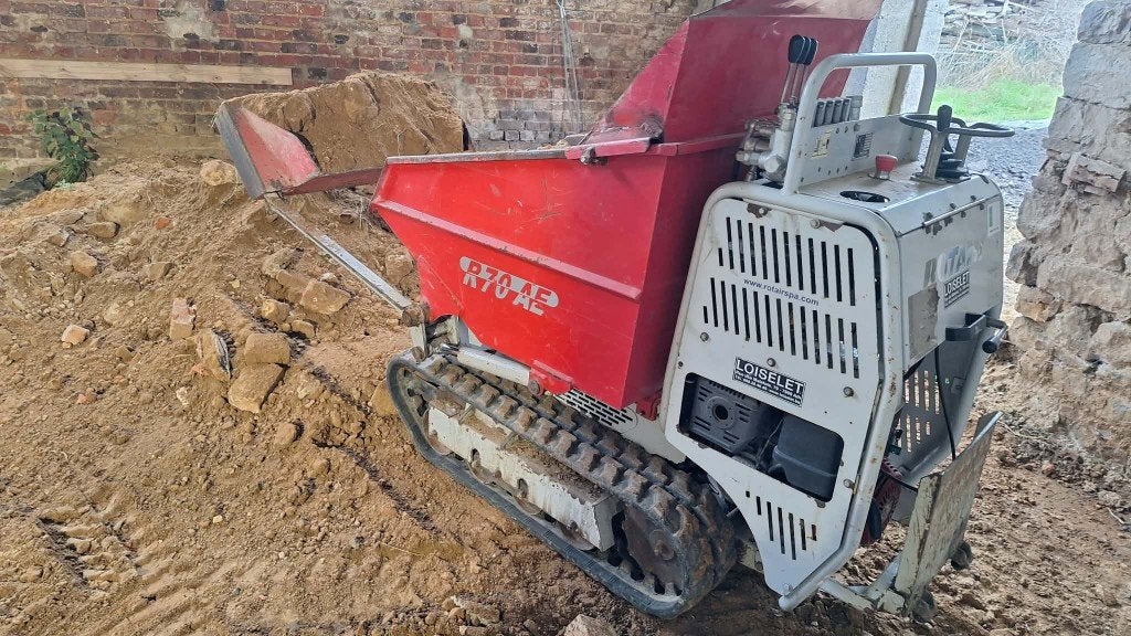 ROTAIR R 70 hydrostatische kiepwagen, Ophalen, Dumper