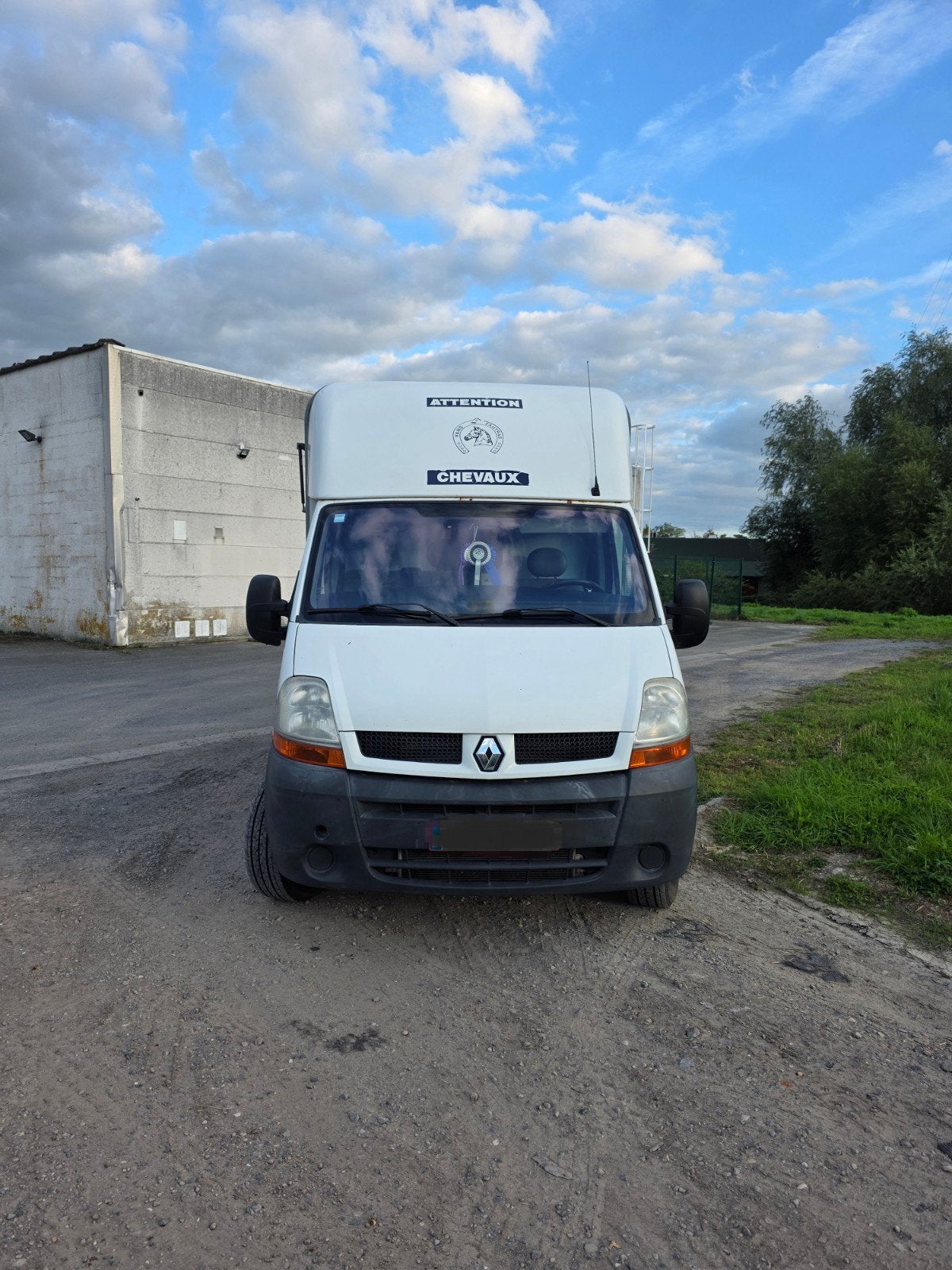 Camionnette chevaux Renault Master 3L, Autos, Achat, 3 places, Diesel, Blanc