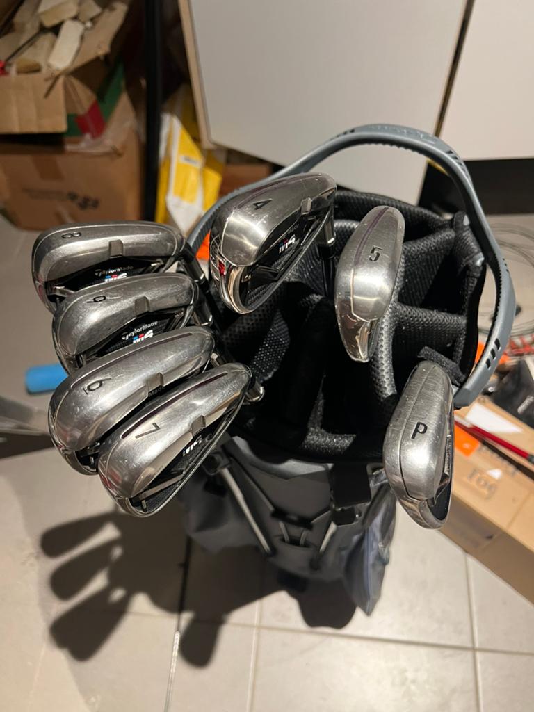 TaylorMade M4 ijzerset 4-PW | Regular XP100 shafts |, Sport en Fitness, Golf, Ophalen of Verzenden, Zo goed als nieuw, Club, Overige merken