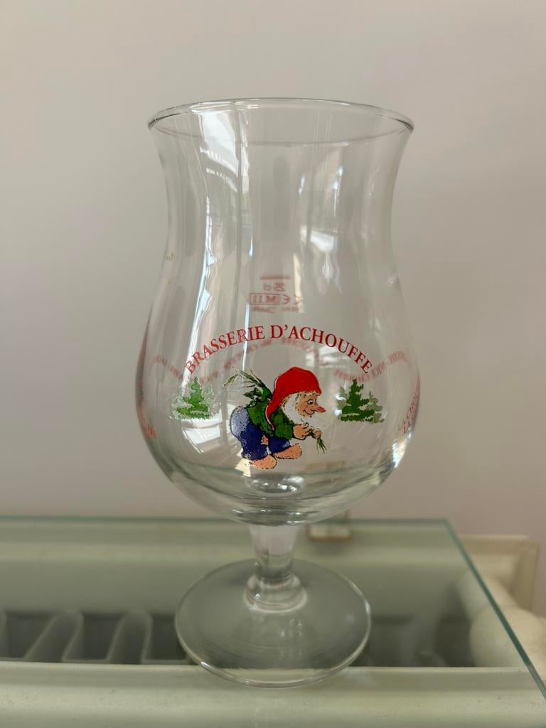 Bierglas Brasserie d’Achouffe 25cl, Verzamelen, Ophalen, Zo goed als nieuw