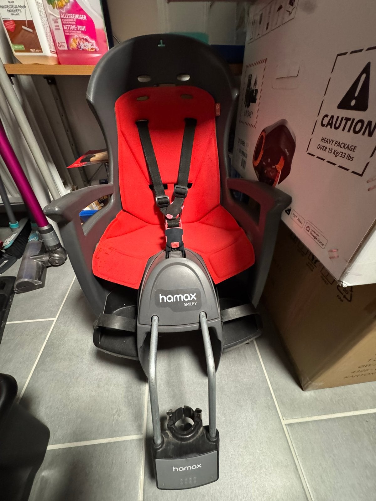 Siège Hamax enfant velo DECATHLON, Enlèvement, Utilisé, Siège arrière