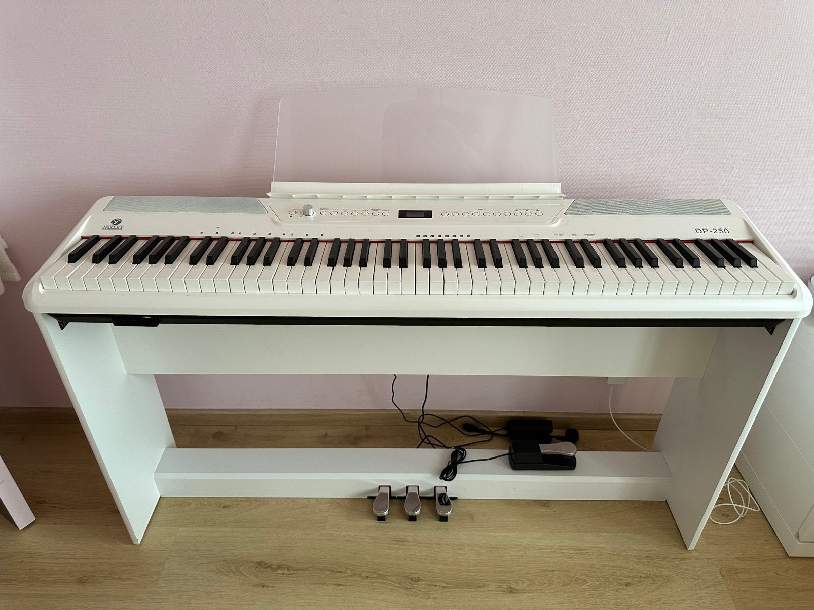 Fazley DP-250 digitale piano wit, Ophalen, Zo goed als nieuw, Wit, Piano