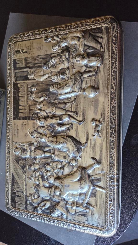 Ancienne boite metal gbc belgium, Collections, Enlèvement ou Envoi