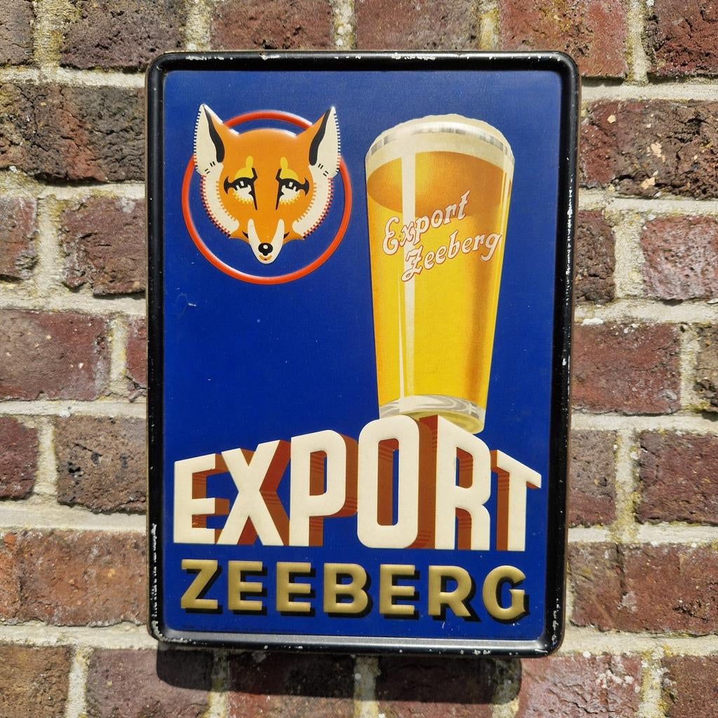 Blikken bordje Zeeberg Aalst 1950, Verzamelen, Ophalen