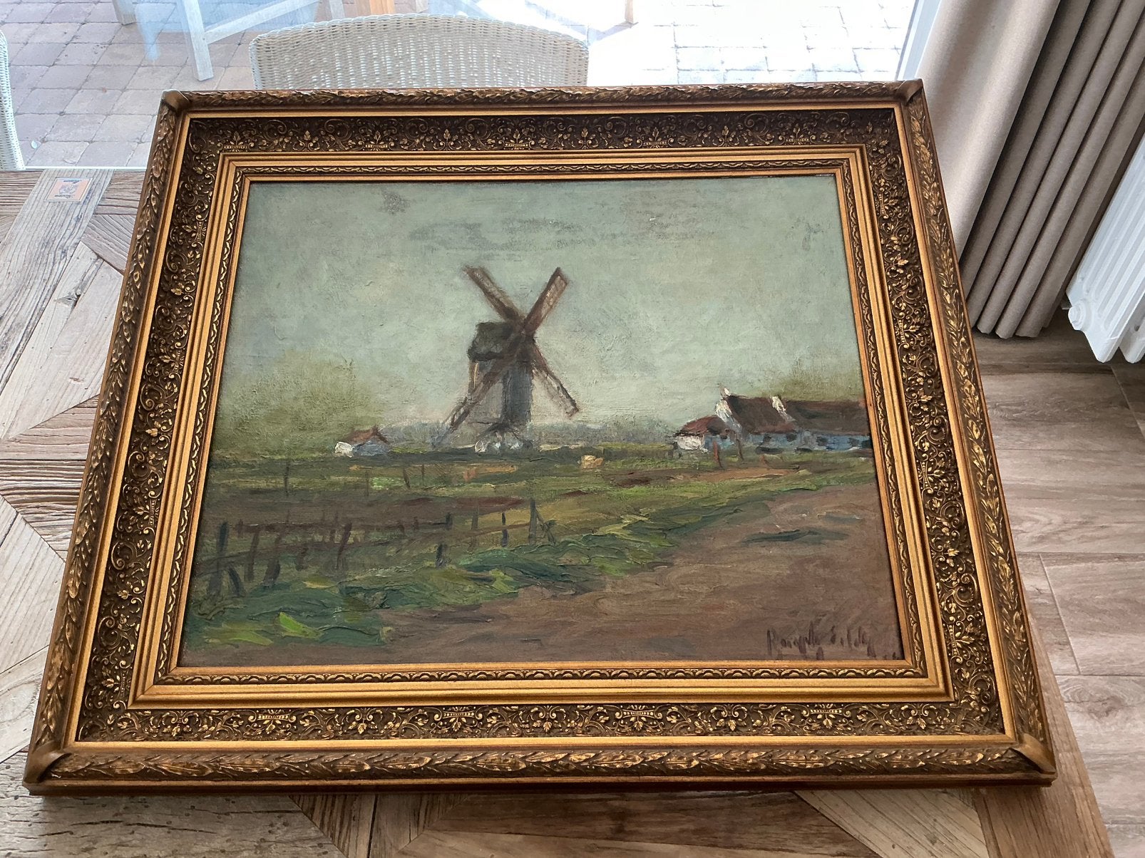 Schilderij jaren 1870, Enlèvement, Toile