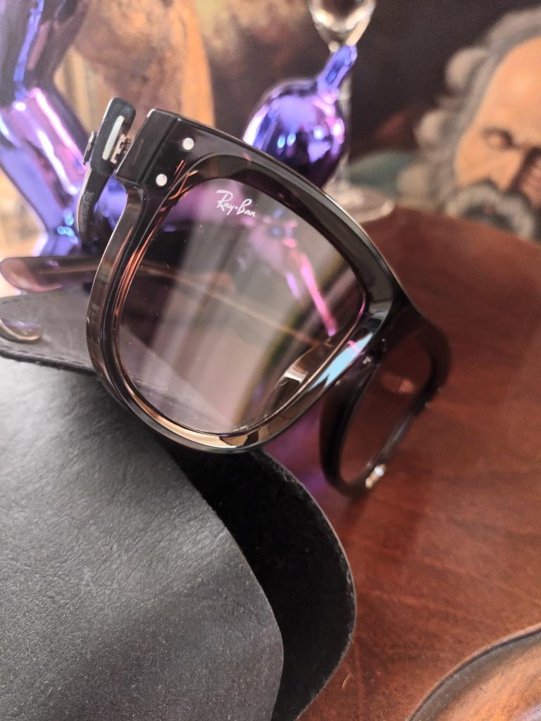 Ray ban boyfriend reverse , zonnebril unisex ( heren/dames)., Zonnebril, Bruin, Nieuw, Ophalen of Verzenden