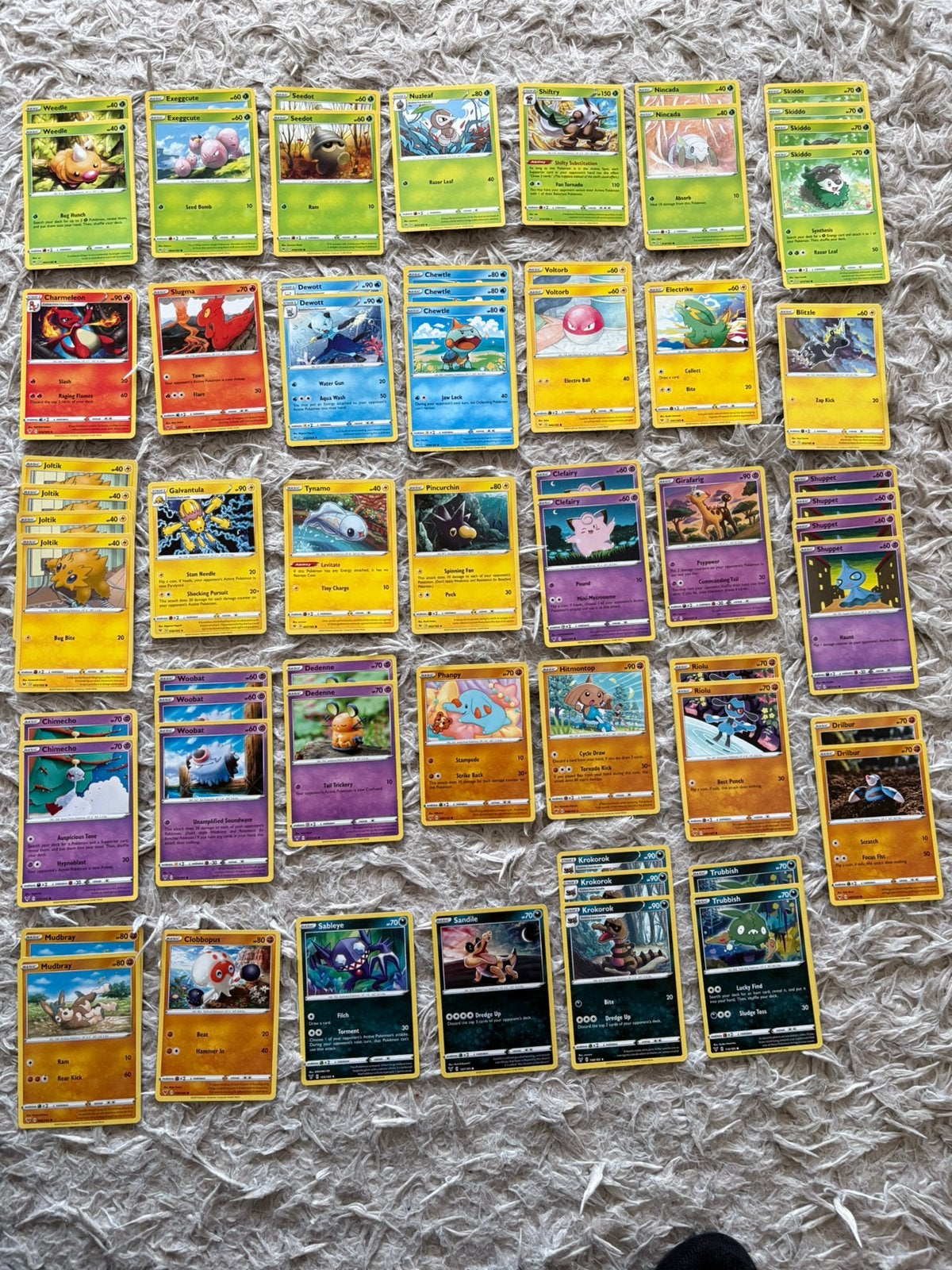 Pokemon vivid voltage, Ophalen of Verzenden, Gebruikt, Meerdere kaarten