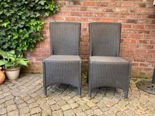 2 chaises ou chaises de jardin Vincent Sheppard gris-bleu -, Enlèvement