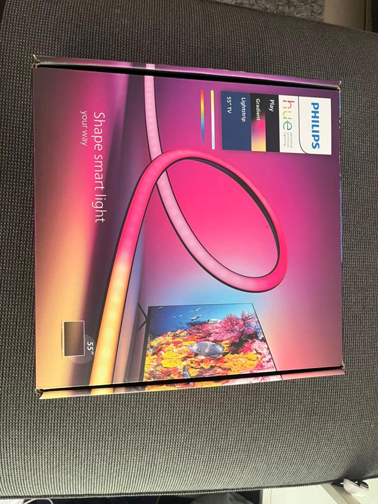 Philips Hue Play Gradient Lightstrip 55” – Excellent état, Enlèvement, Comme neuf