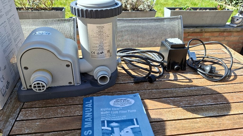 zwembadpomp met filter, Ophalen, Filter