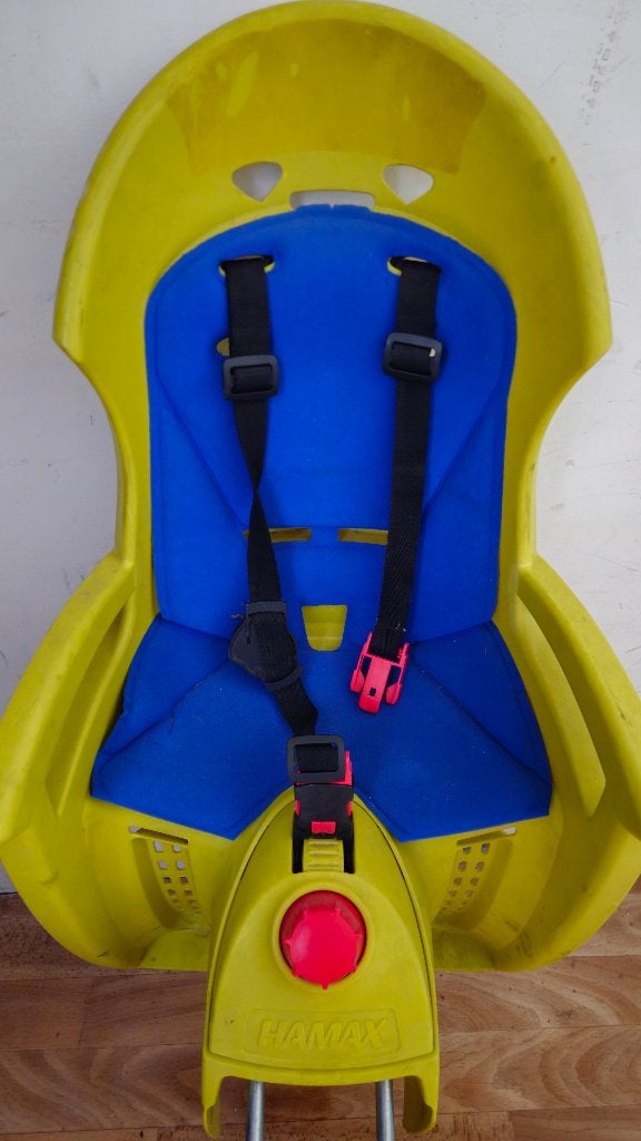 Hamax siège vélo pour enfant avec mode sieste, Vélos & Vélomoteurs, 0 à 18 kg, Repose-pieds, Enlèvement, Utilisé