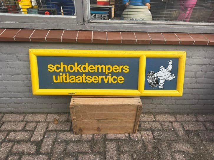 Michelin Reclamebord Schokdempers Uitslaatservice
