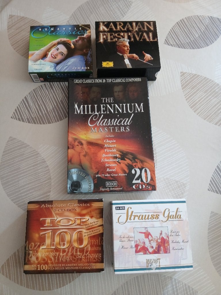 Lot klassieke cd's ., Enlèvement, Neuf, dans son emballage, Coffret, Autres types