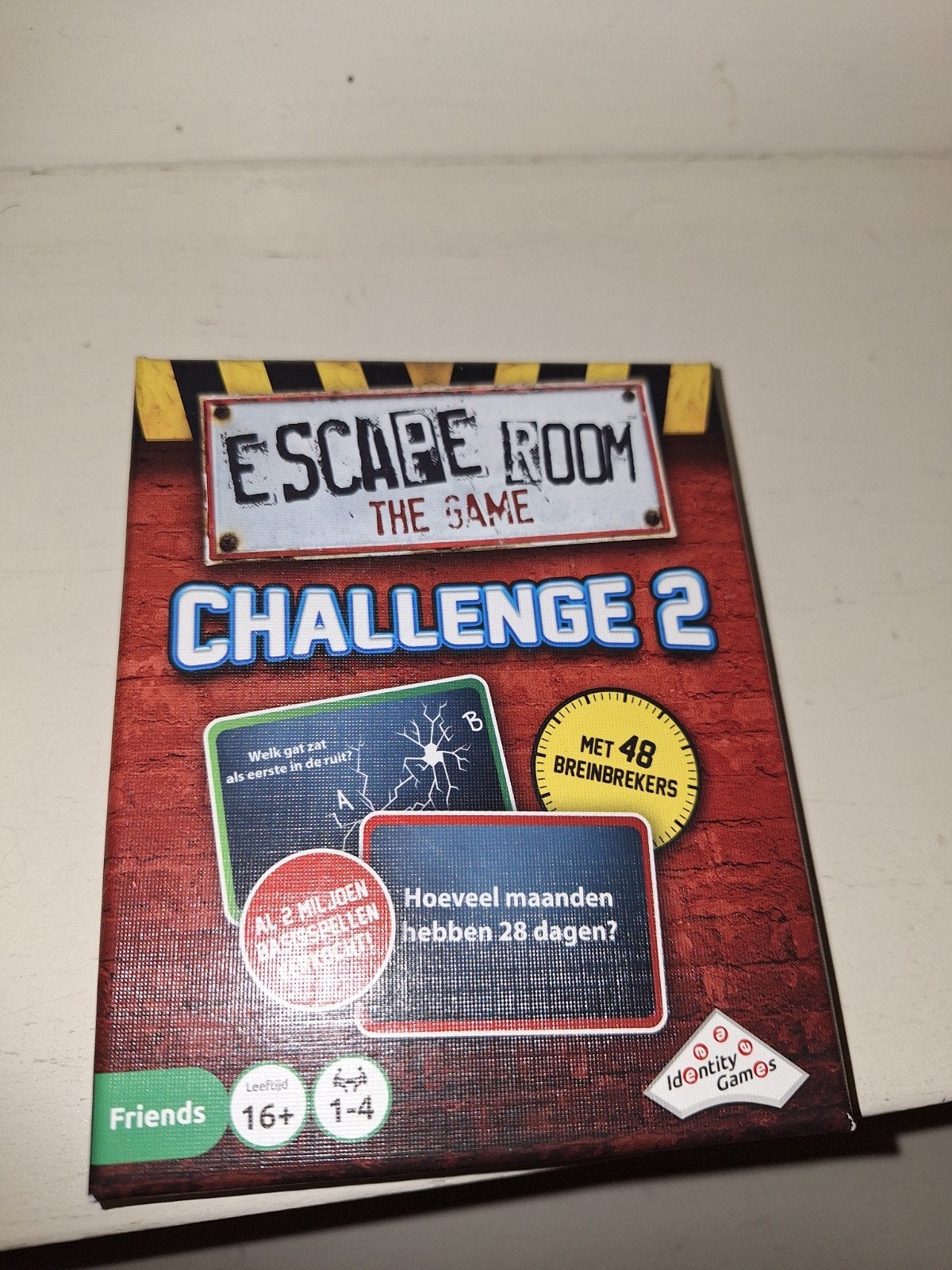 escape room game, Ophalen, Gebruikt