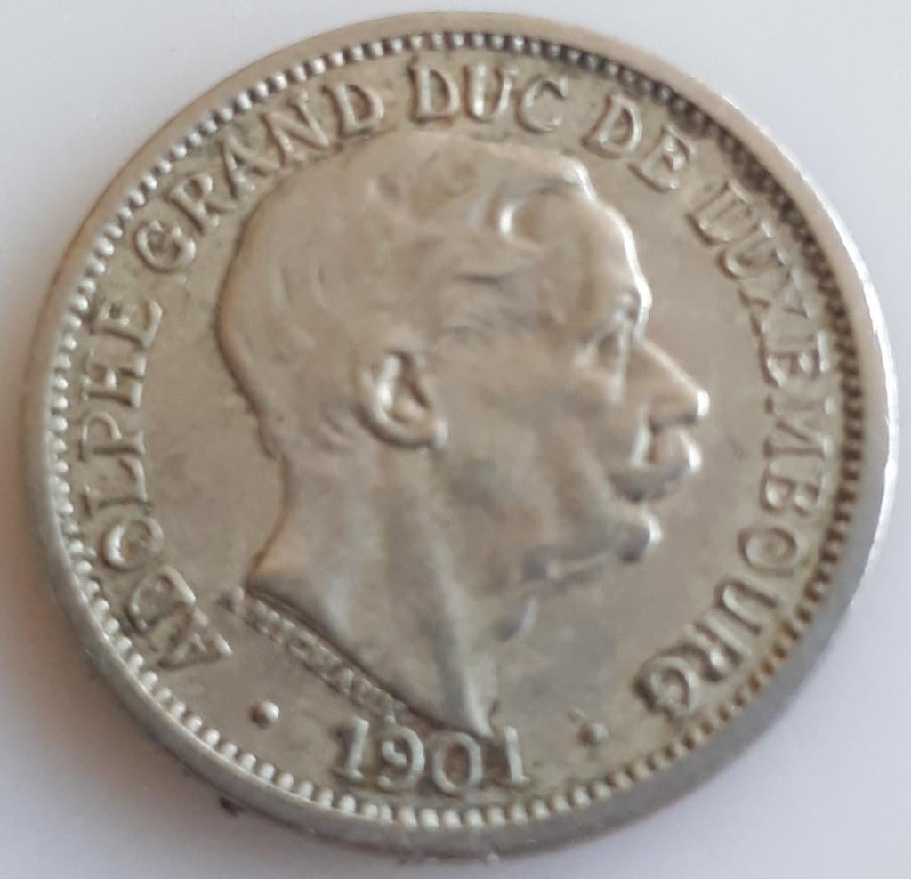 LUXEMBURG :  10 CENTIMES 1901 KM 25 UNC !!, Verzenden, Overige landen, Losse munt