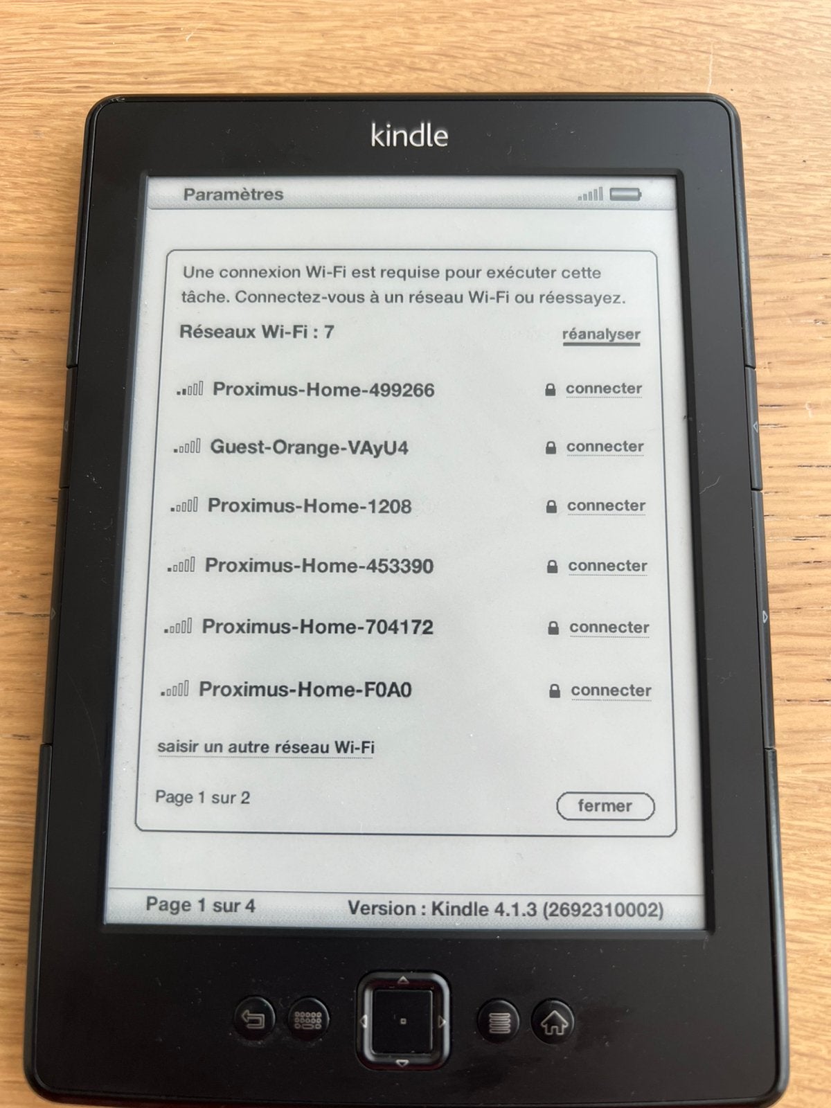 Liseuse Kindle 4th génération, Computers en Software, E-readers, Ophalen, Zo goed als nieuw