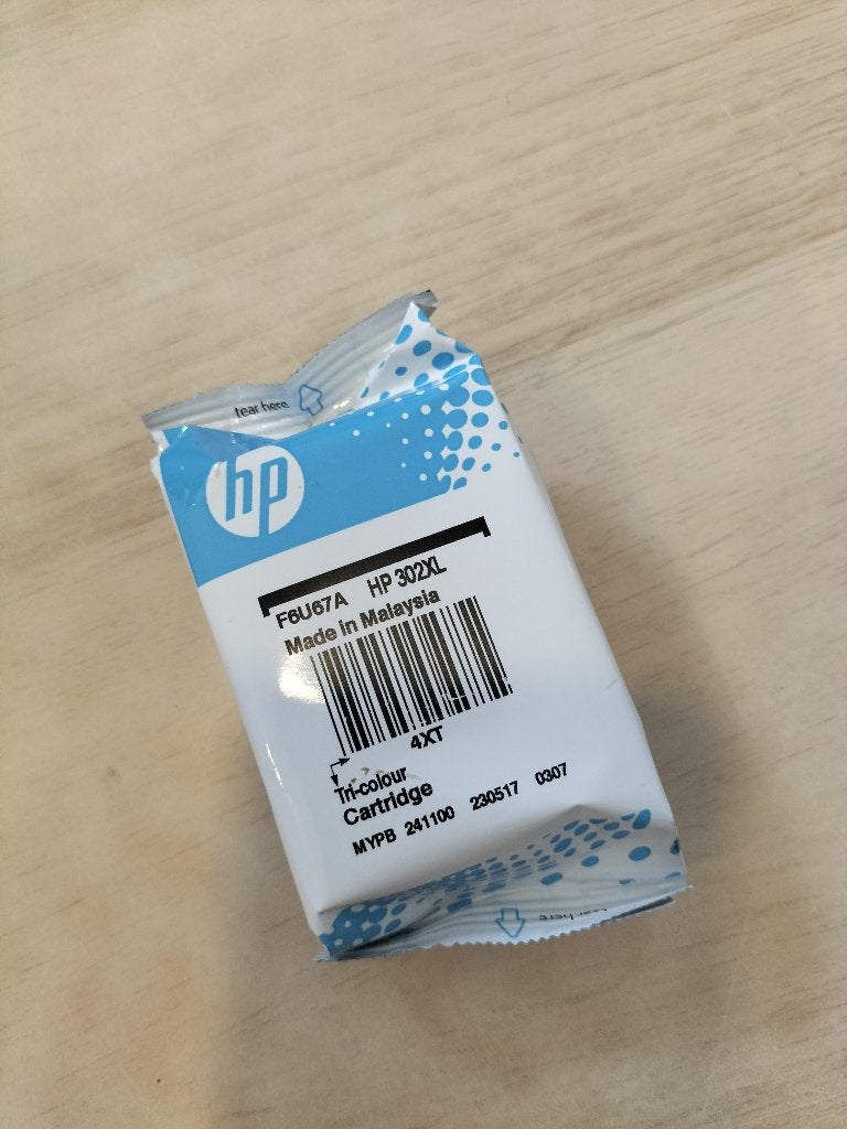 HP 302XL kleureninktcartridge, Ophalen, Nieuw, Cartridge, HP 301