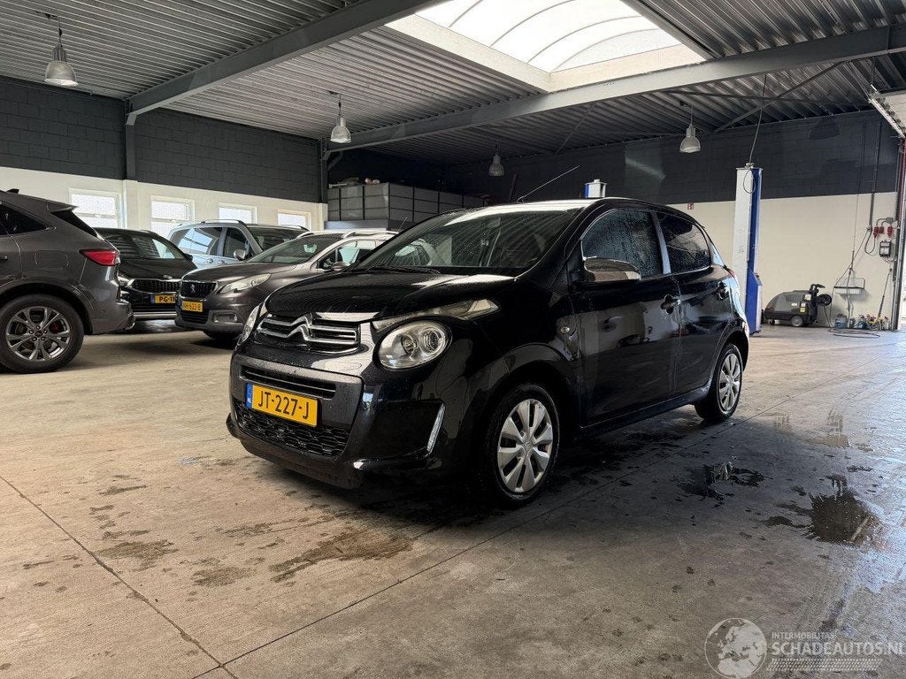 Citroën C1 1.0 12V VTi Feel NAP! (bj 2016), Auto diversen, Ongevalwagen, Citroën, Zwart, Handgeschakeld, 998 cc