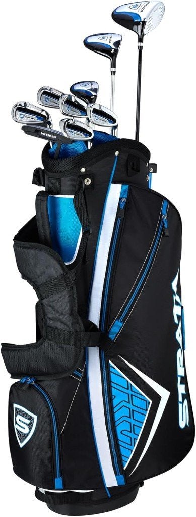 Callaway Strata – Kit complet de golf (Droitier, Regular), Sports & Fitness, Golf, Enlèvement, Utilisé, Sac, Callaway