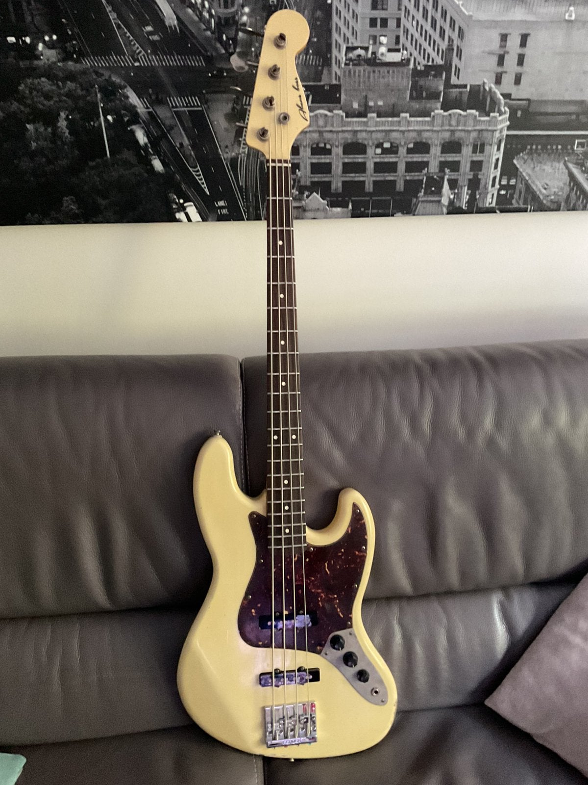 Alnus Jazz Bass relic, Musique & Instruments, Enlèvement, Utilisé