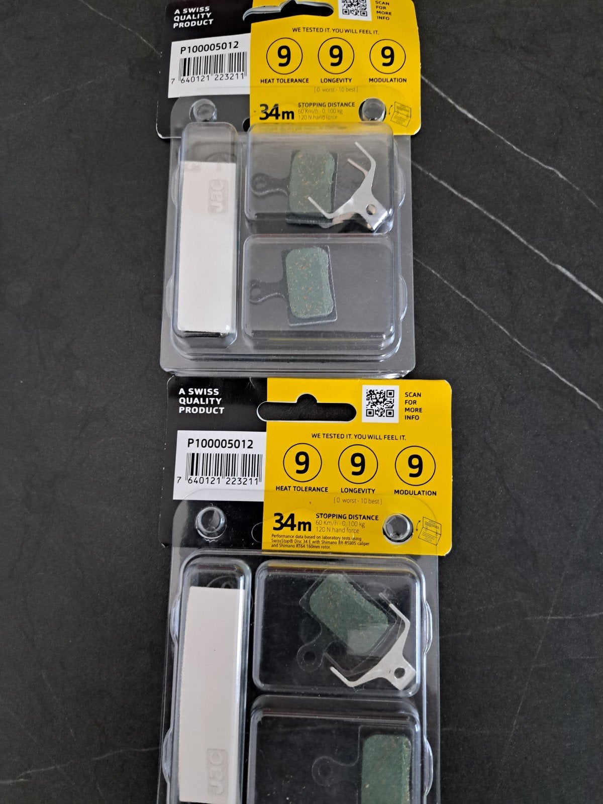 Kit de plaquettes de frein pour Shimano, Enlèvement
