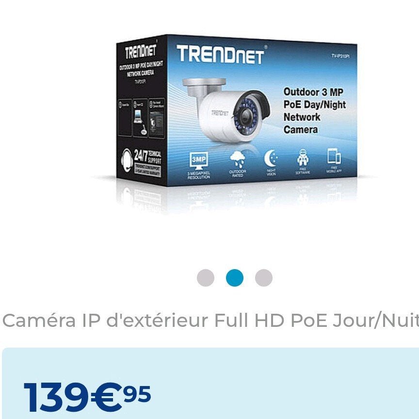 2 caméra trendnet full HD, Audio, Tv en Foto, Videobewaking, Nieuw, Buitencamera