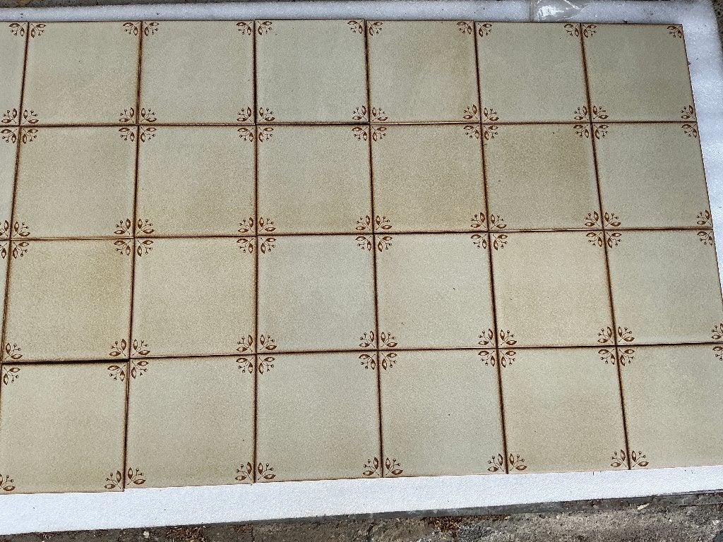 Vintage Tegeltjes royal mosa uit 1986, Doe-het-zelf en Bouw, Ophalen, Nieuw, Minder dan 20 cm, Wandtegels