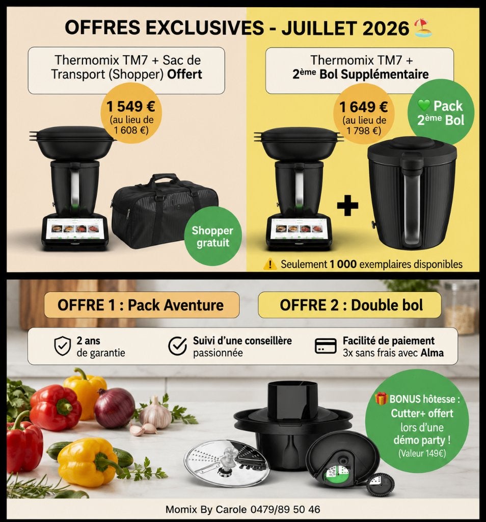 Atelier culinaire avec le Thermomix TM7, Ophalen, Nieuw, 8 personen of meer