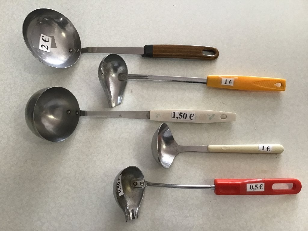 diverse pollepels en schep lepels en veel meer..., Ophalen of Verzenden, Zo goed als nieuw