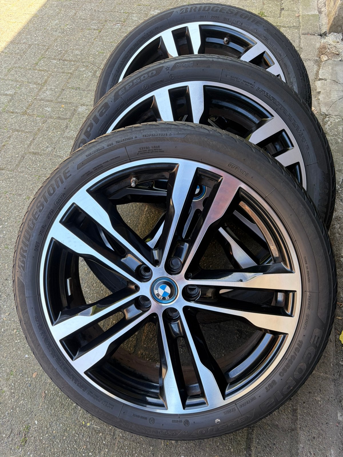 Jantes Bmw i3 20 pouces avec pneus d'été comme neuves, Autos : Pièces & Accessoires, Pneus & Jantes, Enlèvement, 20 pouces, Pneus été