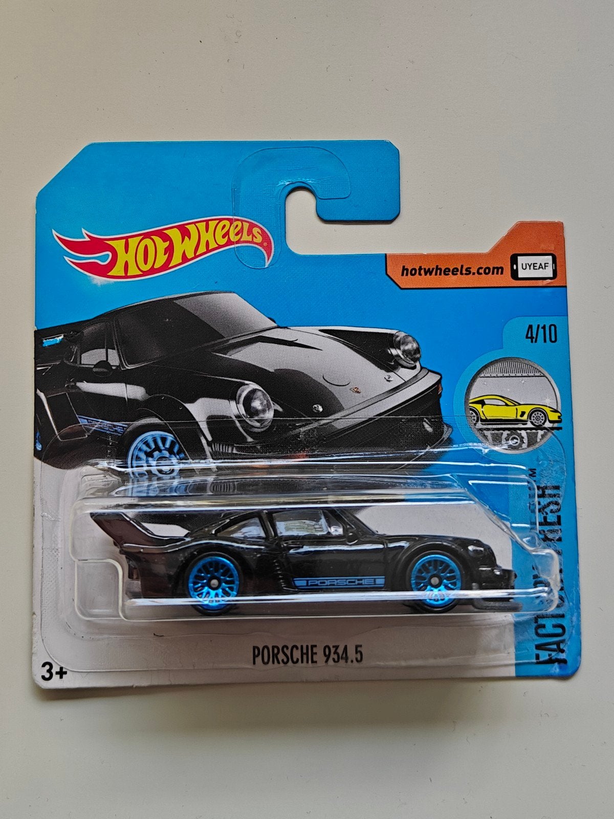 Hot Wheels Porsche 934.5 Zwart Factory Fresh - 2017, Hobby en Vrije tijd, Modelauto's | Overige schalen, Ophalen of Verzenden