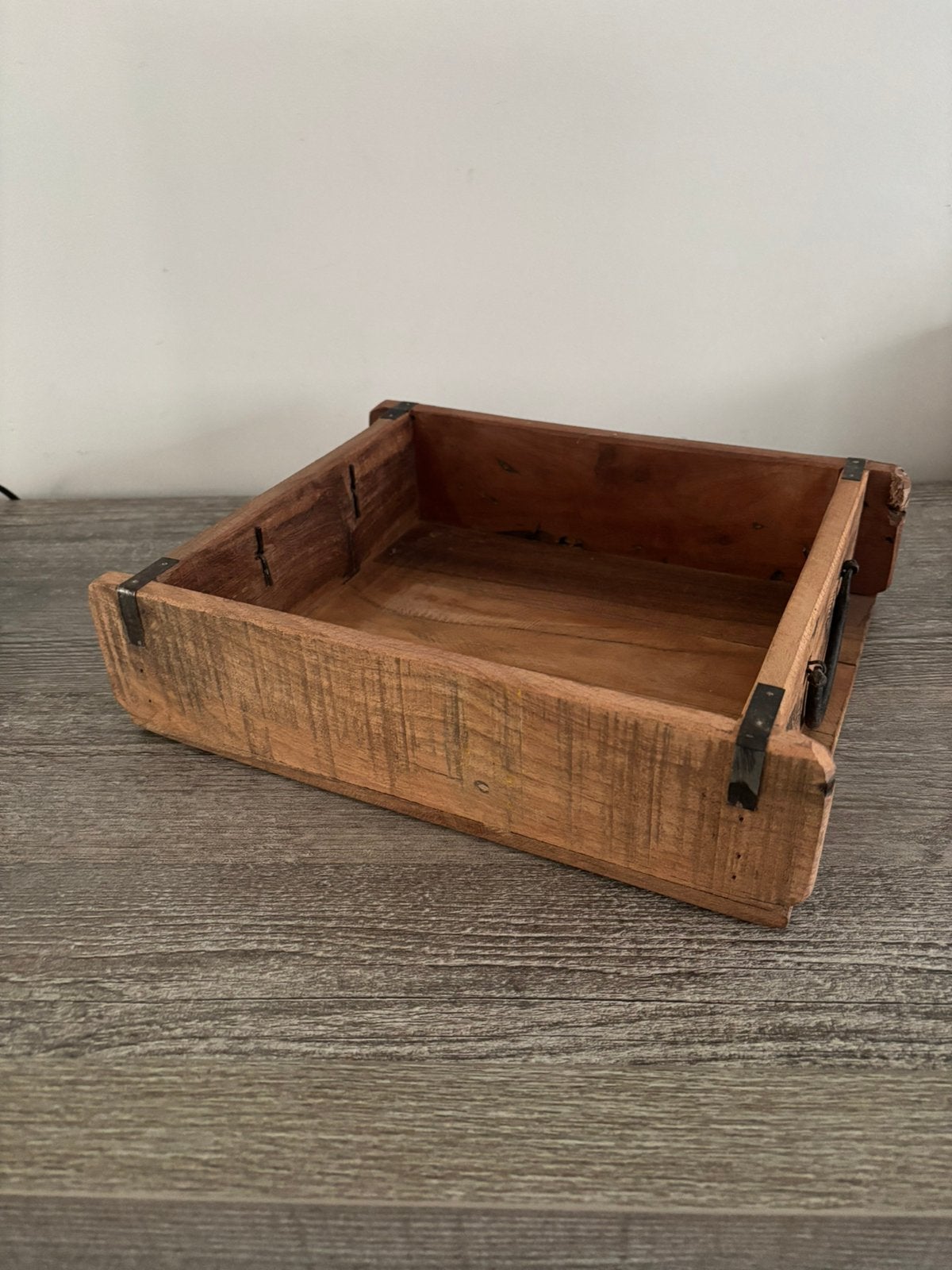 Bac en bois avec poignées  27x24x8, Enlèvement, Comme neuf, Avec poignées, Bois
