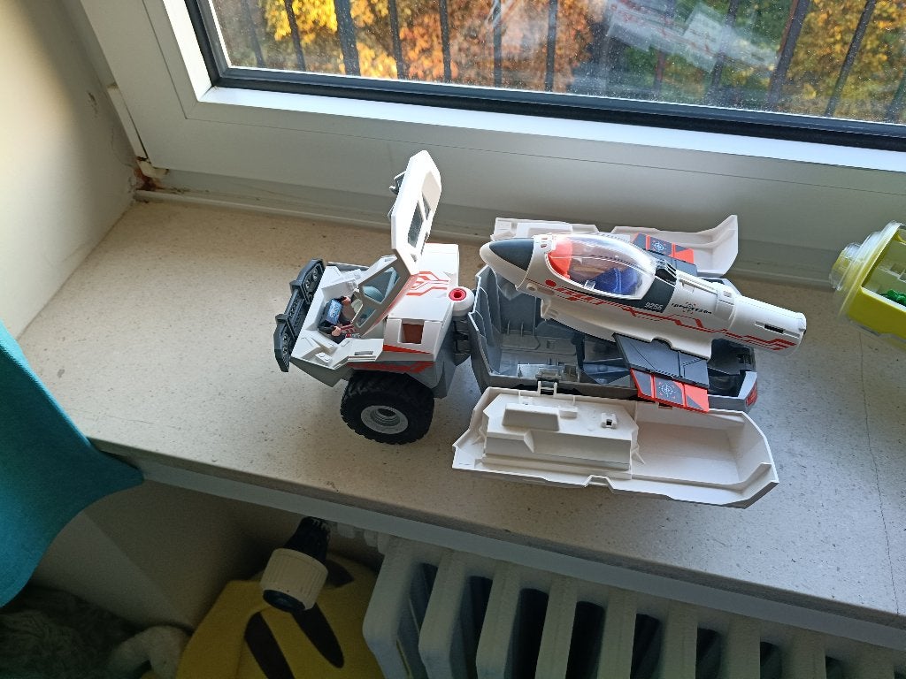 playmobil: spy team camion transporteur d'avion, Enlèvement, Utilisé