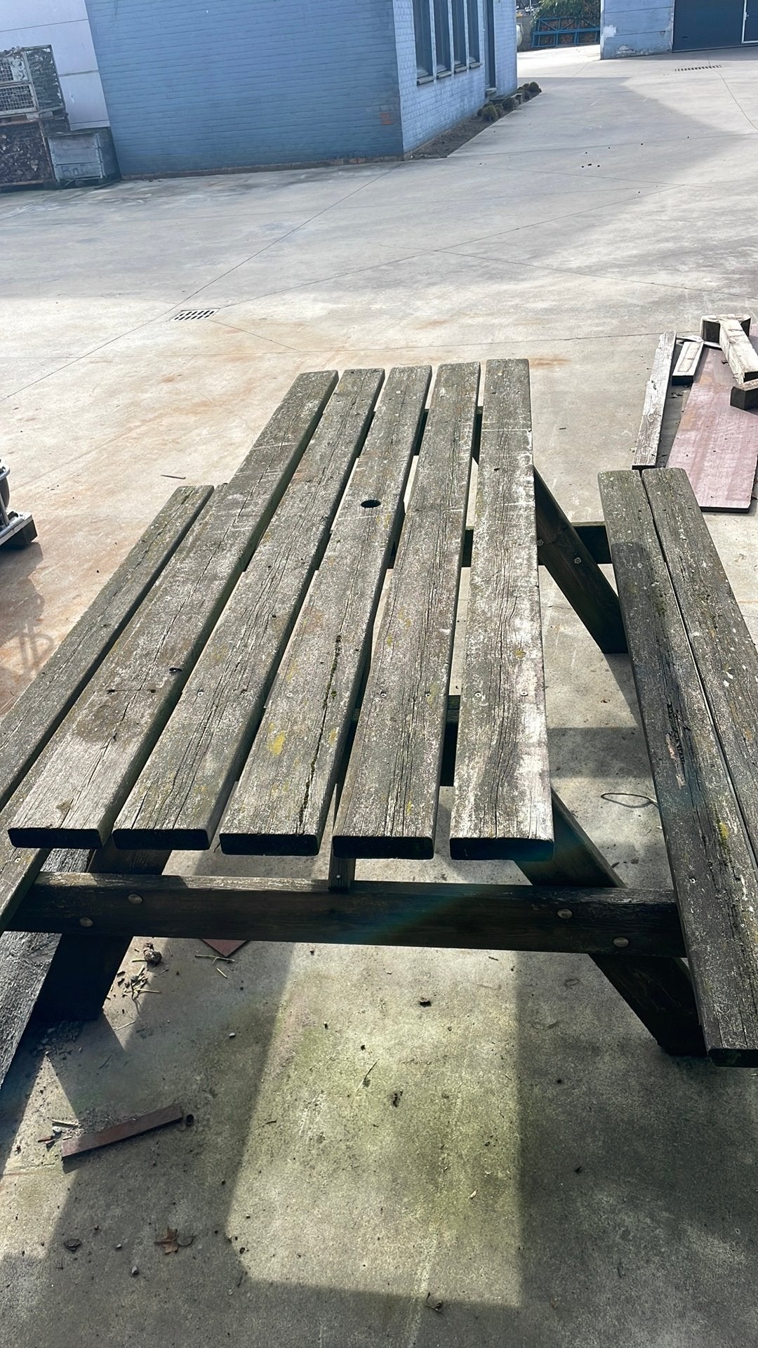 Picknick, Tuin en Terras, Ophalen, Gebruikt, Hout