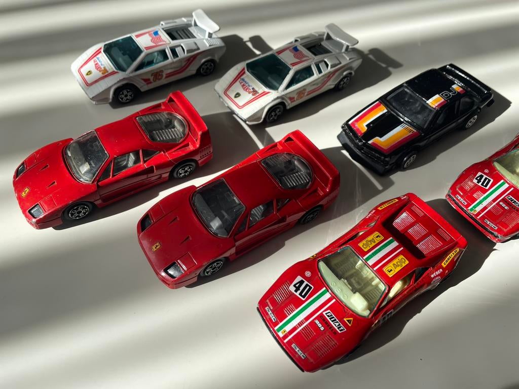7x modelauto - 1:43 - Burago, Ophalen, Gebruikt, Auto, Overige merken