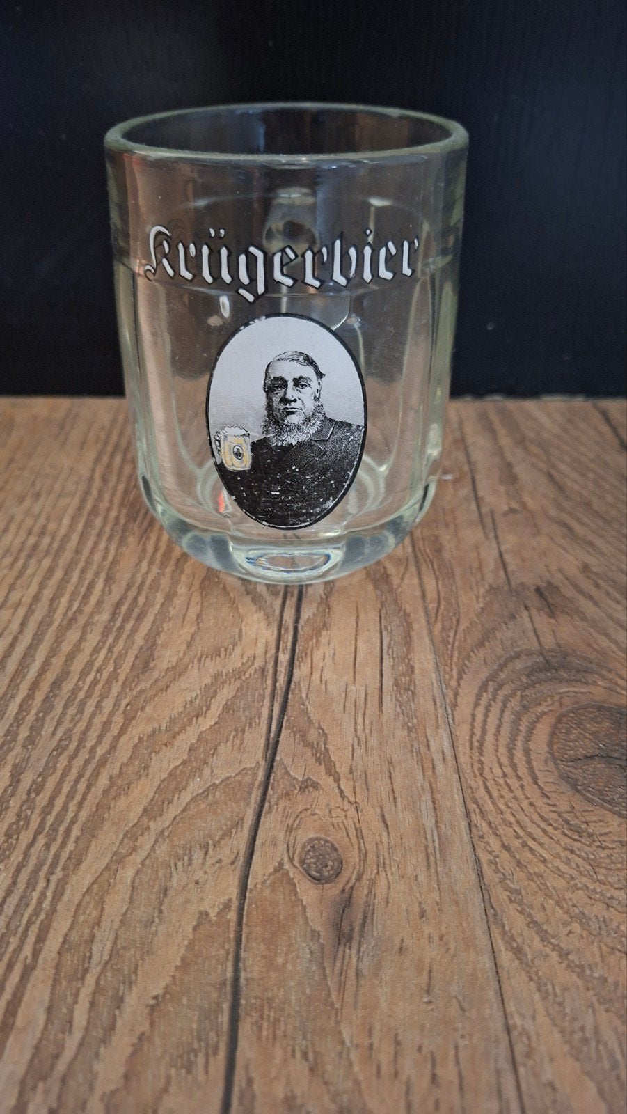 krugerbier bierglas emaille, Verzamelen, Verzenden
