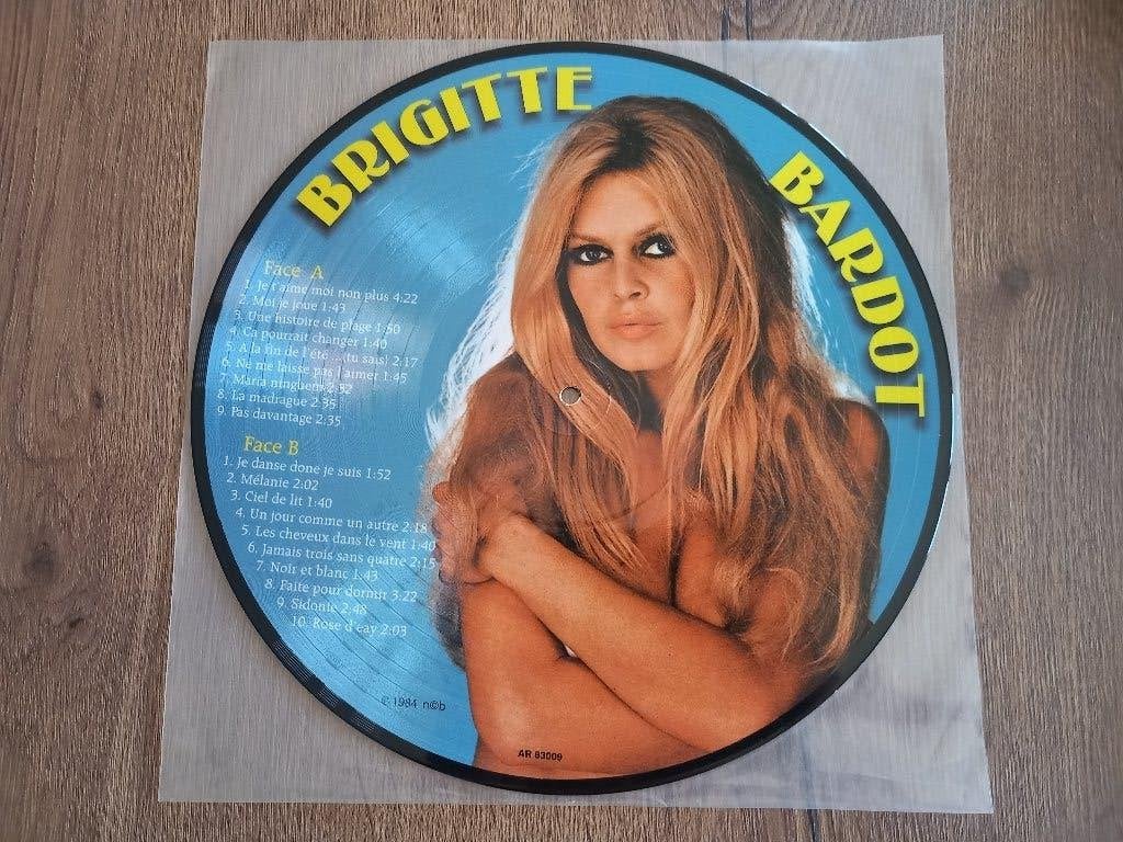 Vinyl LP Brigitte Bardot picture disc Chanson Pop, LP, Pop, Ophalen of Verzenden, Picture disc
