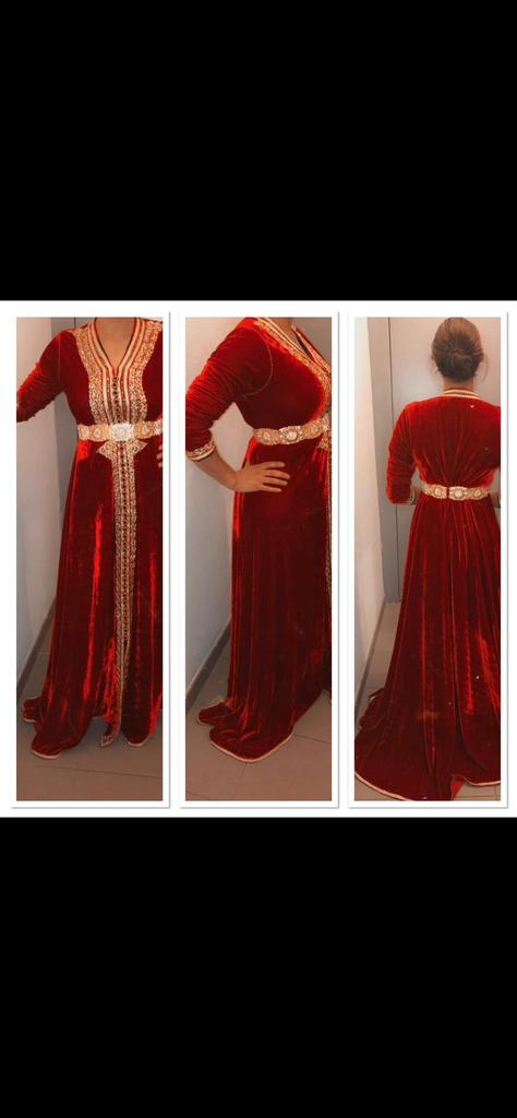 Marokkaanse jurken takchitas abayas te koop trouwkleed 36/38, Kleding | Dames, Ophalen, Gedragen