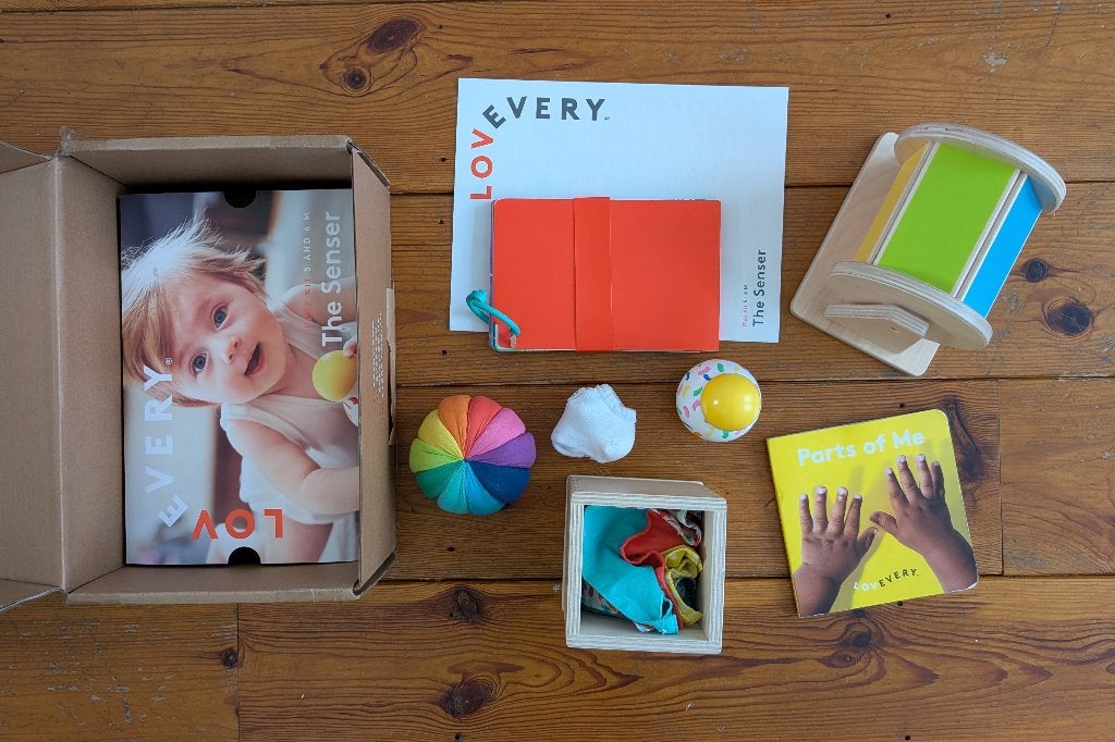 Lovevery "The Senser" Play Kit – Compleet, Enlèvement ou Envoi, Comme neuf