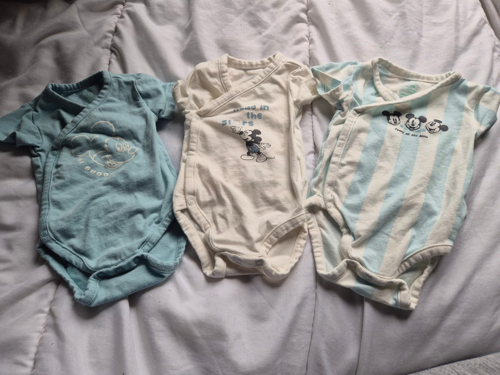 3 barboteuses Disney taille 54, Enfants & Bébés, Neuf, Garçon, Enlèvement ou Envoi, Costume