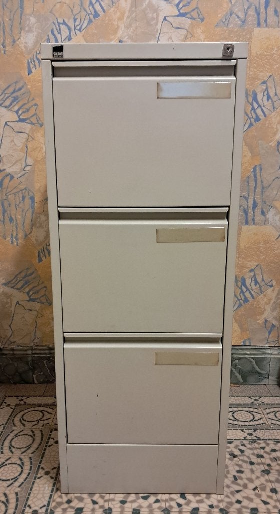 Armoire à dossiers suspendus SCHÄFER – 3 tiroirs, Industriel - mobilier professionnel en acier, Enlèvement, Utilisé, 100 à 150 cm