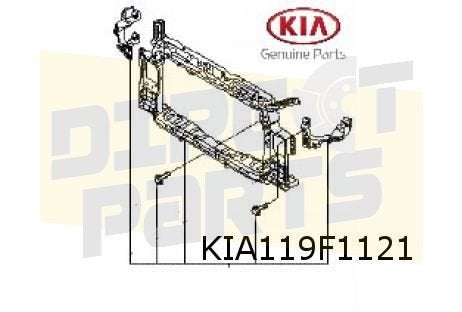 Kia Ceed (5/12-7/18) (JD) frontsteun Links boven Origineel!, Neuf, Kia, -, -